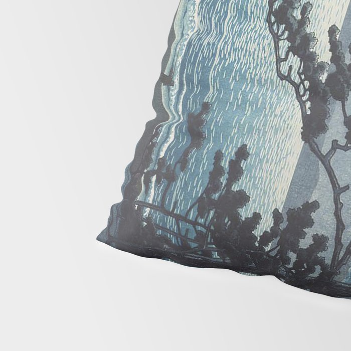 Spring Moon At Ninomiya Beach by Hasui Kawase å·ç¬ å·´æ°´ Pillow Sham Gallery Image 4