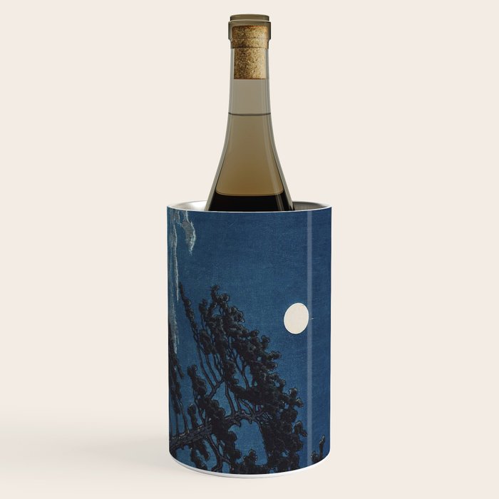 Spring Moon At Ninomiya Beach by Hasui Kawase å·ç¬ å·´æ°´ Wine Chiller Gallery Image 3