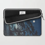Spring Moon At Ninomiya Beach by Hasui Kawase å·ç¬ å·´æ°´ Laptop Sleeve Gallery Image 2