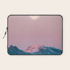 Moon and the Mountains - Landscape Photography Laptop Sleeve Gallery Image 1