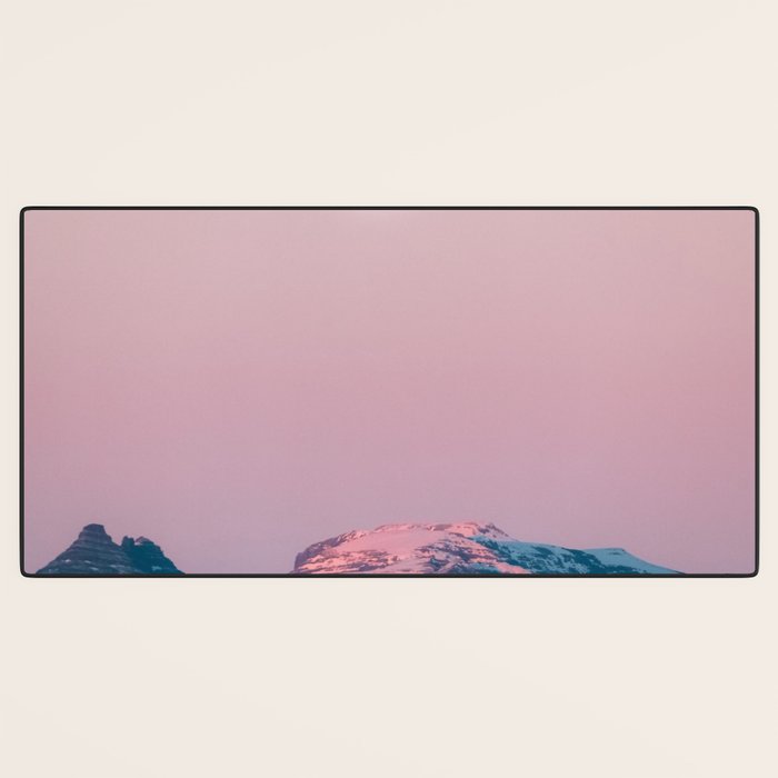 Moon and the Mountains - Landscape Photography Desk Mat Gallery Image 3
