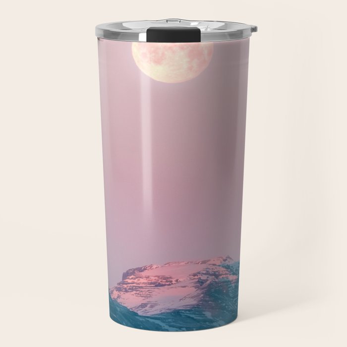 Moon and the Mountains - Landscape Photography Travel Mug Gallery Image 1