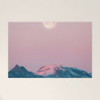 Moon and the Mountains - Landscape Photography Welcome Mat Gallery Image 1