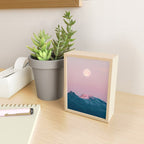 Moon and the Mountains - Landscape Photography Mini Art Print Gallery Image 2