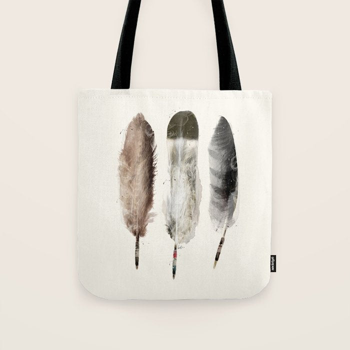nature feathers Tote Bag Gallery Image 1