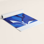 Matisse geometric shapes in blue hues Yoga Mat Gallery Image 2