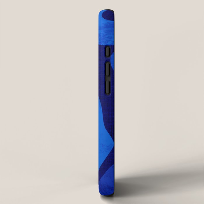Matisse geometric shapes in blue hues iPhone Case Gallery Image 2