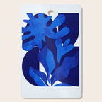 Matisse geometric shapes in blue hues Cutting Board Gallery Image 1