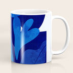 Matisse geometric shapes in blue hues Coffee Mug Gallery Image 1