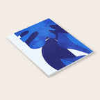Matisse geometric shapes in blue hues Notebook Gallery Image 3