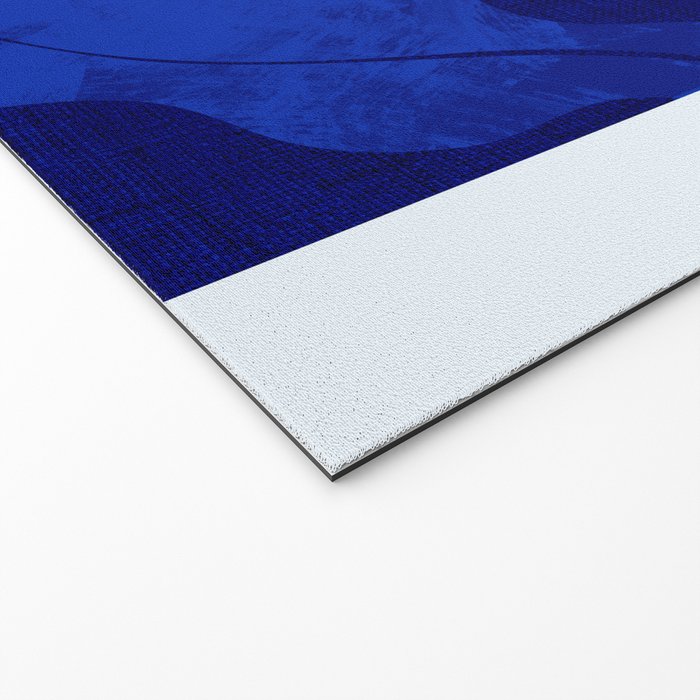 Matisse geometric shapes in blue hues Welcome Mat Gallery Image 2