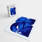 Matisse geometric shapes in blue hues Jigsaw Puzzle Gallery Image 2