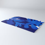 Matisse geometric shapes in blue hues Rug Gallery Image 3