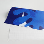 Matisse geometric shapes in blue hues Wrapping Paper Gallery Image 2