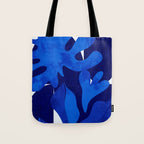Matisse geometric shapes in blue hues Tote Bag Gallery Image 1