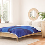 Matisse geometric shapes in blue hues Duvet Cover Gallery Image 2