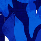 Matisse geometric shapes in blue hues Coffee Mug Gallery Image 2