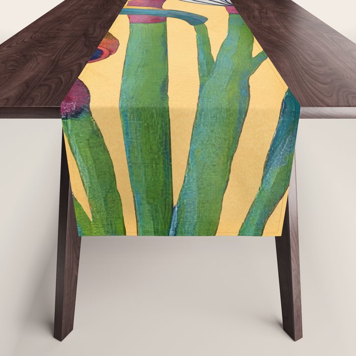 Bird of Paradise in Tropical Bloom Table Runner Gallery Image 1