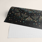 Tree of life -Yggdrasil Golden and Marble ornament Wrapping Paper Gallery Image 2