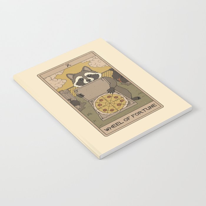 Wheel of Fortune - Raccoons Tarot Notebook Gallery Image 1