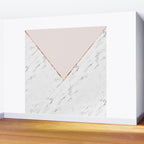 Peony blush geometric marble Wall Mural Gallery Image 2