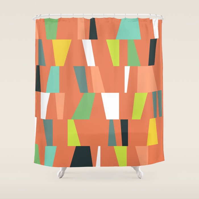 Modern Geometric 38 Shower Curtain Gallery Image 1