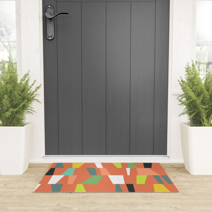 Modern Geometric 38 Welcome Mat Gallery Image 3