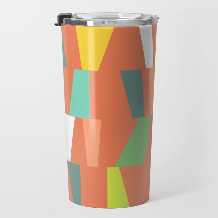 Modern Geometric 38 Travel Mug Gallery Image 3