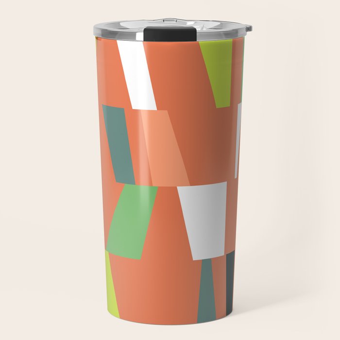 Modern Geometric 38 Travel Mug Gallery Image 1