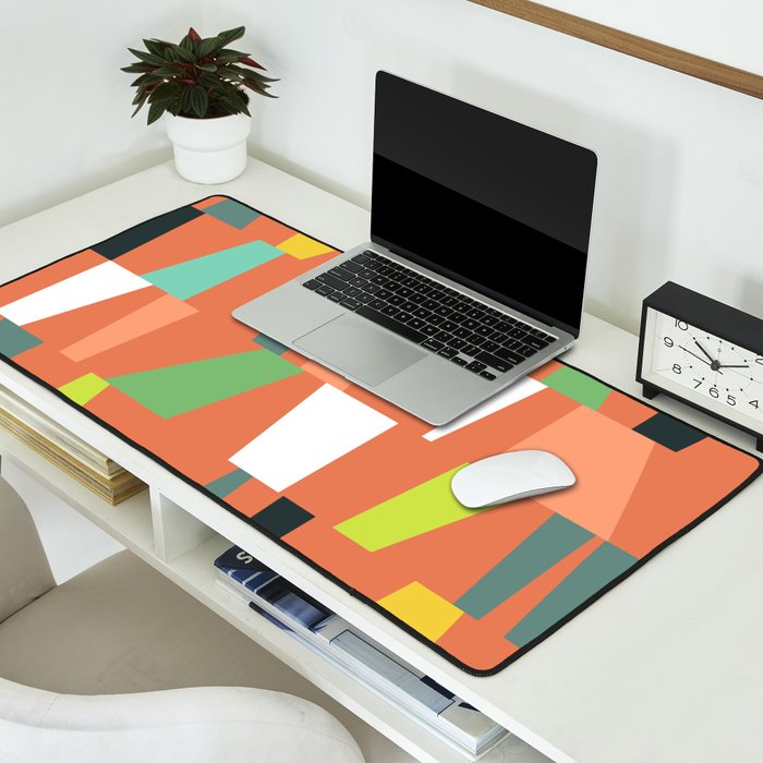 Modern Geometric 38 Desk Mat Gallery Image 2