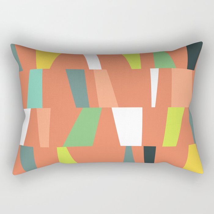 Modern Geometric 38 Rectangular Pillow Gallery Image 2