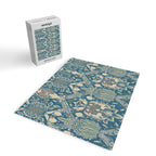 William Morris Vintage Granada Blue & Green Jigsaw Puzzle Gallery Image 2