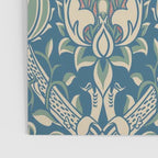 William Morris Vintage Granada Blue & Green Poster Gallery Image 3