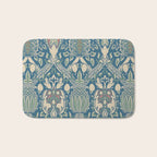 William Morris Vintage Granada Blue & Green Bath Mat Gallery Image 1