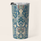 William Morris Vintage Granada Blue & Green Travel Mug Gallery Image 3
