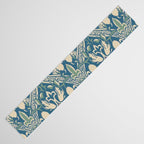 William Morris Vintage Granada Blue & Green Table Runner Gallery Image 3