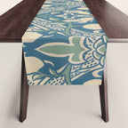 William Morris Vintage Granada Blue & Green Table Runner Gallery Image 1