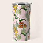 Join Or Die #illustration #wildlife #pattern Travel Mug Gallery Image 1