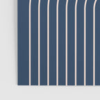 Geometric Lines in Navy and Orange (Rainbow and Moon Phases Abstract) Poster Gallery Image 3