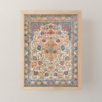 Isfahan Antique Central Persian Carpet Print Mini Art Print Gallery Image 1