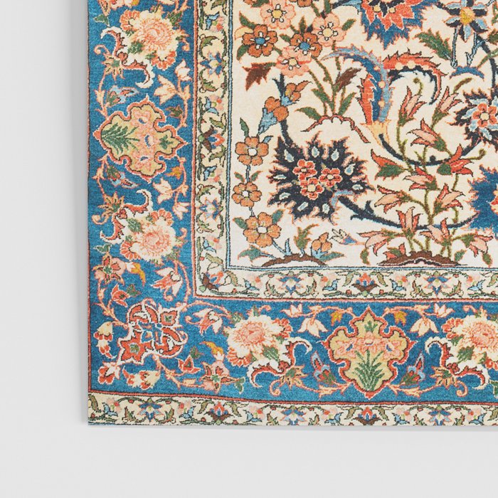 Isfahan Antique Central Persian Carpet Print Poster Gallery Image 3