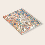 Isfahan Antique Central Persian Carpet Print Notebook Gallery Image 2