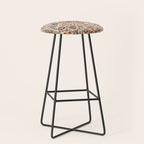 Isfahan Antique Central Persian Carpet Print Stool Gallery Image 1