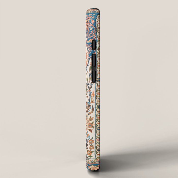 Isfahan Antique Central Persian Carpet Print iPhone Case Gallery Image 2