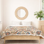 Isfahan Antique Central Persian Carpet Print Duvet Cover Gallery Image 3