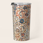 Isfahan Antique Central Persian Carpet Print Travel Mug Gallery Image 3