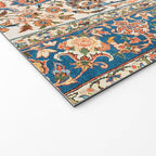 Isfahan Antique Central Persian Carpet Print Welcome Mat Gallery Image 2