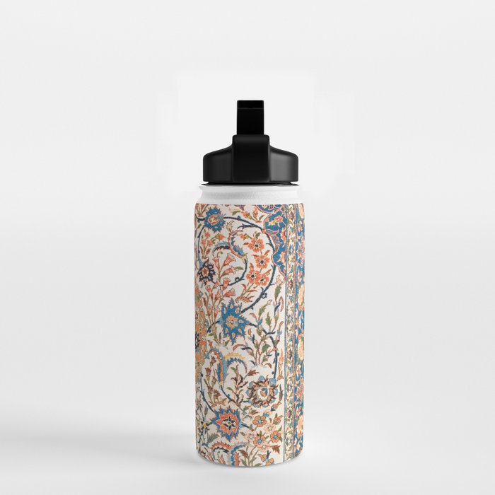 Isfahan Antique Central Persian Carpet Print Water Bottle Gallery Image 2