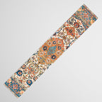 Isfahan Antique Central Persian Carpet Print Table Runner Gallery Image 3