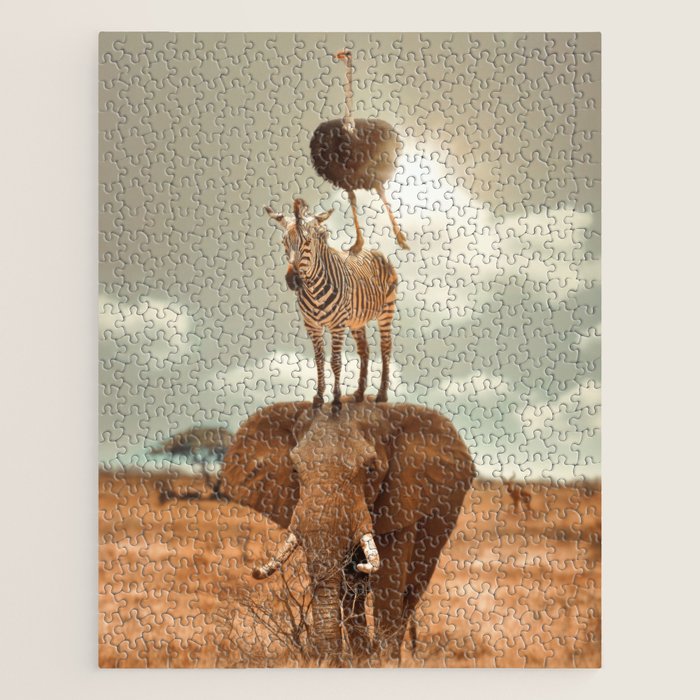 African Friends Jigsaw Puzzle Gallery Image 1